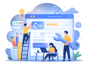 PLAN A : 1-Page Website